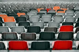 5 sektioner med skygge på Optus Stadium